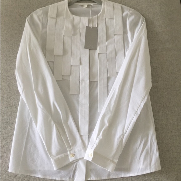 COS White cotton shirt size US 2 NWT. Scarborough. - Picture 2 of 8